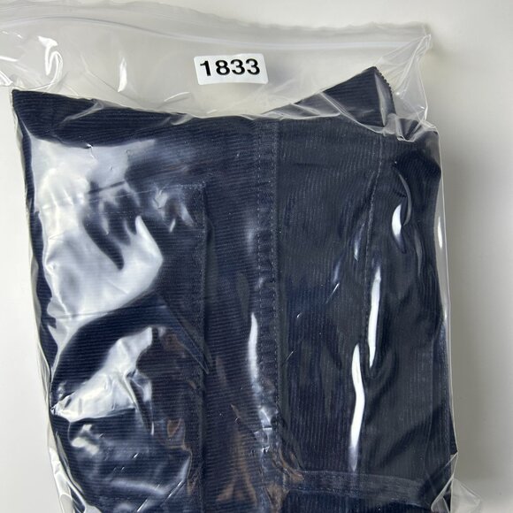 Helmut Lang Black Button Fly 5 Pocket Straight Corduroy Pants Men's Size 30 - Picture 16 of 16